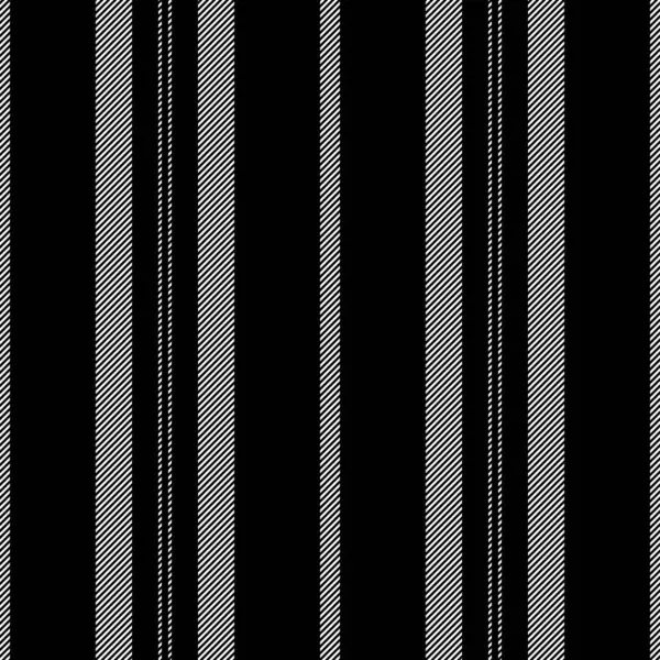 带背景矢量黑白纺织品线的条纹无缝纹理的织物图案垂直 — 图库矢量图片