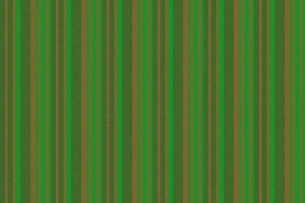 赤と森の緑色の垂直パターン背景ベクトルで織物ラインテクスチャのシームレスなストライプ生地 — ストックベクタ