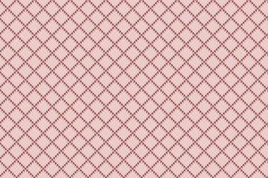 Tekstil kumaş arka planı. Kusursuz ekose kumaşa bak. Vektör desenli ekose ışık ve kırmızı renklerde.