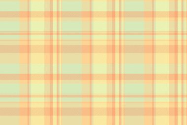 Tekstil desenli ekose kumaşın kusursuz kumaş kontrolü ışık ve kehribar renklerinde bir desen tartan vektör arka planı ile.
