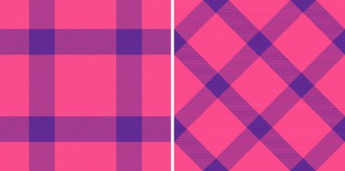 Tartan arkaplan dokusunu uzay renklerinde düzensiz bir tekstil vektörüyle kontrol et.