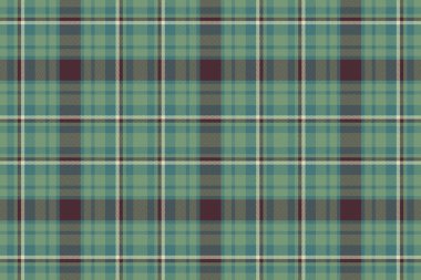 Tartan tekstil desenli ekose kumaş vektörü. Kusursuz arkaplan kontrol dokusu pastel ve gök mavisi renklerinde..