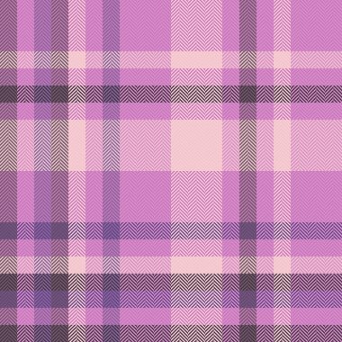 Pembe ve açık renkli kumaş arkaplan tartan kontrollü desensiz desensiz kumaş tekstil ekoseli.