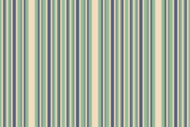 Çizgilerden arkaplan tekstili. Pastel ve açık renklerde desen çizgisi dikey vektörü olan kumaş dokusu..