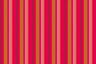 Kırmızı ve kireç renklerinde tekstil kumaş dikey çizgileri olan vektörsüz şeritlerin doku yapısı.