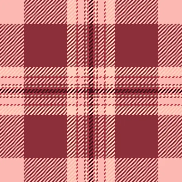 Fabric Tartan Plaid Seamless Texture Textile Background Vector Pattern Check — Stock Vector