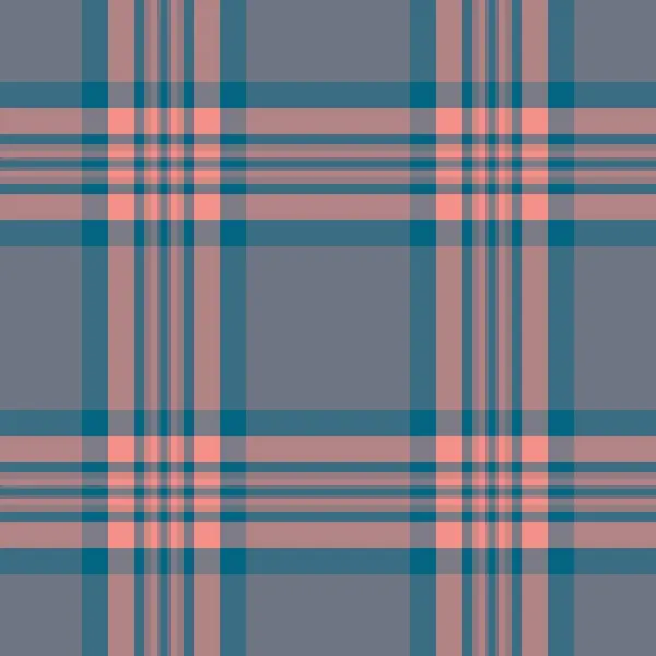 Vector Tartan Textile Seamless Background Check Texture Plaid Pattern Fabric — Stock Vector