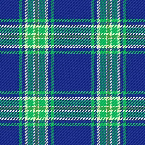 Vector Background Textile Tartan Check Seamless Texture Pattern Fabric Plaid — Stock Vector