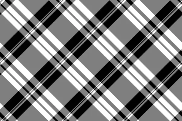 Plaid Tartan Texture Fabric Textile Seamless Pattern Vector Background Check — Stock Vector