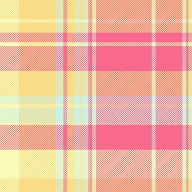 Kalıpsız şablonun vektör arkaplan tartanı açık ve kırmızı renklerde kumaş desenli.