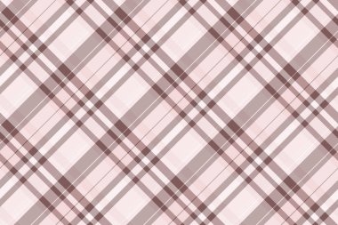 Tartan vektörünün ekoseli doku kontrolü. Desenli arka plan kumaşı pastel ve beyaz renklerde..