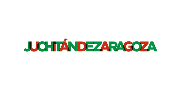 Juchitan Zaragoza Στο Έμβλημα Του Μεξικού Για Εκτύπωση Και Web — Διανυσματικό Αρχείο