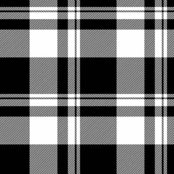 Check Seamless Background Plaid Vector Texture Tartan Textile Pattern Fabric — Stock Vector