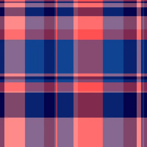 Check Background Textile Fabric Vector Tartan Plaid Texture Pattern Seamless — Stock Vector