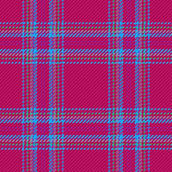Überprüfen Hintergrund Vektor Karierte Textilstruktur Mit Einem Schottenmuster Stoff Nahtlos — Stockvektor