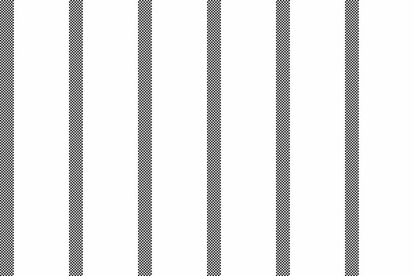 パターンベクターストライプ 白と黒の縦の継ぎ目が無いテクスチャで背景織物 — ストックベクタ