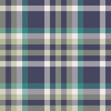 Tartan kumaş desenli arkaplan dokusu ekoseli ve pastel ve beyaz renklerde pürüzsüz bir tekstil vektörü kontrolü.