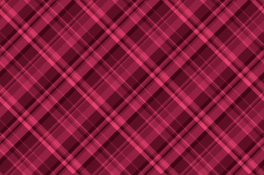 Kırmızı ve koyu renklerde desen tekstil vektörü ile tartan arkaplanından kusursuz ekose kumaş.