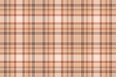 Ekose arka plan, bej rengi kusursuz deseni kontrol et. Tekstil baskısı için vektör kumaş dokusu, ambalaj kağıdı, hediye kartı, duvar kağıdı düz tasarım.