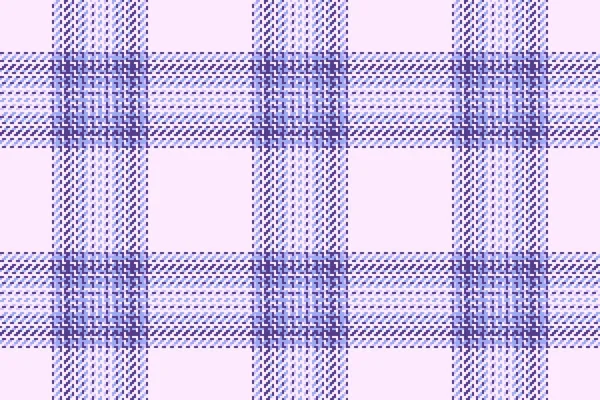 Beyaz ve çivit renklerinde tartan kumaş vektör desenli ekoseli kumaş tekstil kontrolü.