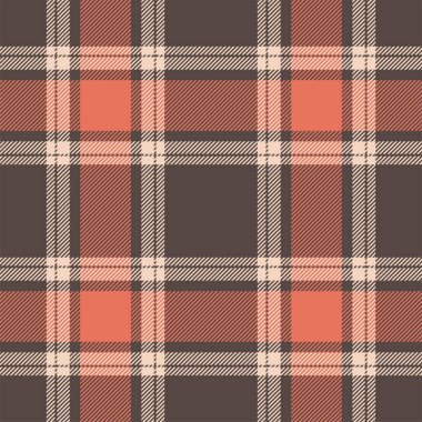 Ekose desenli. Kumaş dokusunu kontrol et. Vektör tekstil baskı tasarımı.