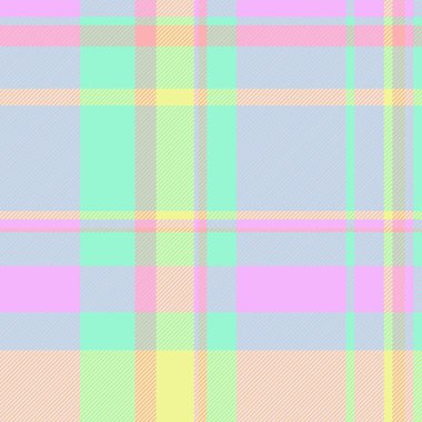 Kumaşın arka plan vektör dokusu ekose desenli dikişsiz ışık ve nane renklerinde tartan denetimi.