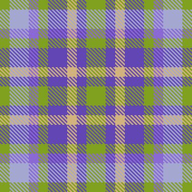 Desenli kumaş kumaş, ekose arkaplan ekoseli çivit ve kireç renkleriyle vektörsüz kontrol.