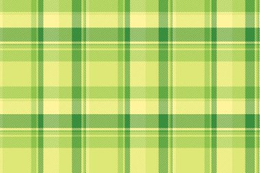 Kireç rengi ekose tartan arkaplan desenli kumaş dikişsiz vektörün tekstil denetimi deseni.