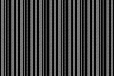 Çizgili arkaplan çizgilerinin kumaş dokusu, siyah ve beyaz renklerde dikey olmayan bir vektörle..