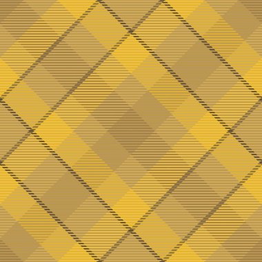 Kehribar rengi bir arkaplan tartan tekstil ile kumaşın dikdörtgen desenini kontrol et.