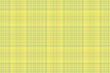 Kumaş vektör ekoseli kusursuz tekstil kumaş dokusu kontrolü sarı ve aydınlatıcı renklerle.