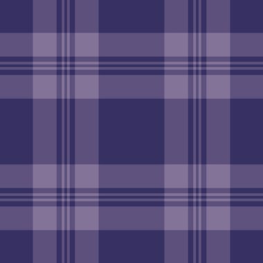 Desensiz tartanın ekose tekstil kontrolü çivit ve pastel renklerde vektör kumaş arkaplan deseni ile.