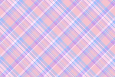 Açık ve mavi renklerde kumaş desen desenli ekose desen kontrollü dikdörtgen arkaplan tekstil vektörü.