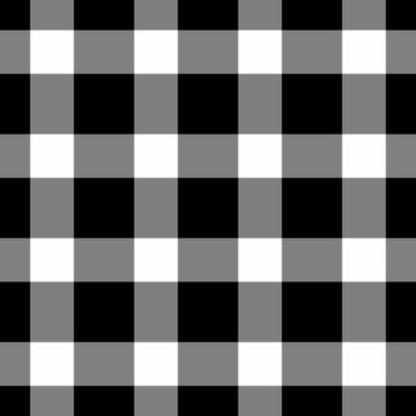 Ekose desenli gri ve siyah renklerde arka plan kontrolü ile tekstil tartan vektörünün dokusu pürüzsüz.