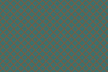 Tartan kumaşı pürüzsüz. Tekstil desenli ekose. Vektör arka plan dokusunu kırmızı ve mavi renklerle kontrol et.