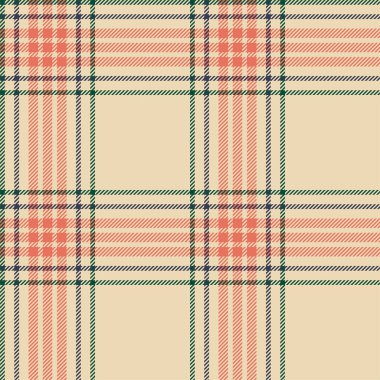 Ekose desenli. Kumaş dokusunu kontrol et. Vektör tekstil baskı tasarımı.