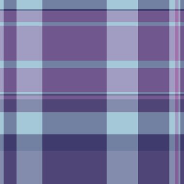 Pastel ve menekşe renklerinde tartan kumaş arka planına sahip desen vektörsüz doku kontrolü tekstili.