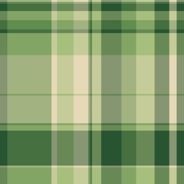 Yeşil ve pastel renkli ekose kumaşlı dikdörtgen kumaşın vektör dokusunu kontrol et.