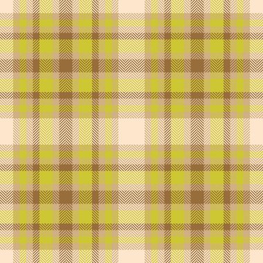 Kumaş vektör arkaplan ekoseli turuncu ve sarı renkli tekstil yapısını kontrol et..