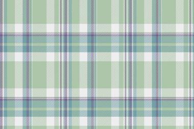 Pastel ve beyaz renklerde vektör tartan tekstil arka planı olan desensiz kumaş ekoseli..