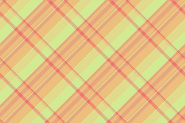 Kehribar ve turuncu renklerde tekstil tartan arkaplan kumaşı olan işaretli vektör ekosesinin desensiz deseni.