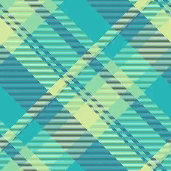 Ekose kontrol vektörünün kumaş tartan tekstili. Düz arkaplan desenli, gök mavisi ve cyan renklerinde..