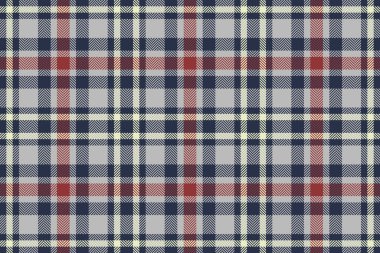 Arkaplan vektör dokusunun ekose kumaşı. Koyu ve gümüş renkli dikişsiz kumaş..
