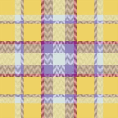 Ekose kontrol kalıbı. Kusursuz kumaş dokusu. Tartan tekstil baskı tasarımı.