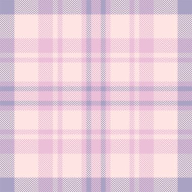 Ekose kontrol deseni pembe. Kusursuz kumaş dokusu. Tartan tekstil baskı tasarımı.