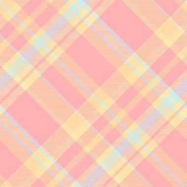 Kehribar renklerinde ve tekstil kumaş deseni kontrollü pürüzsüz dokunun ekose tartan vektörü.