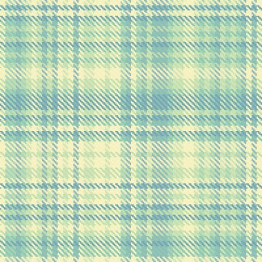 Aydınlık ve pastel renklerde kumaş arka plan ekoseli kusursuz tekstil vektörünün desenli tartan dokusu.