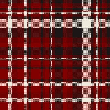 Kalıplı arka plan ekoseli kusursuz vektör tartan kumaş dokusu tekstil denetimi ile kestane rengi ve siyah renkler.