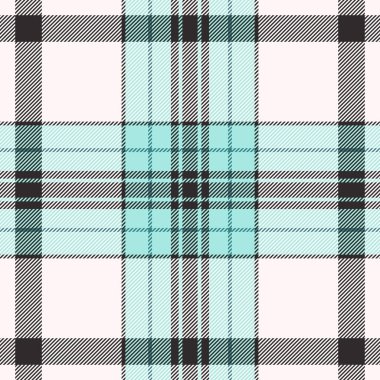 Arkaplan desenli ekoseli kumaşı kar ve gri renklerde dikişsiz doku vektörü ile tartan denetimi yap.