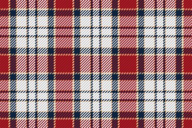 İskoç ekosesinin kusursuz deseni. Kumaş dokusunu kontrol ederek tekrarlanabilir arkaplan. Çizgili tekstil izinin düz vektör arkaplanı.